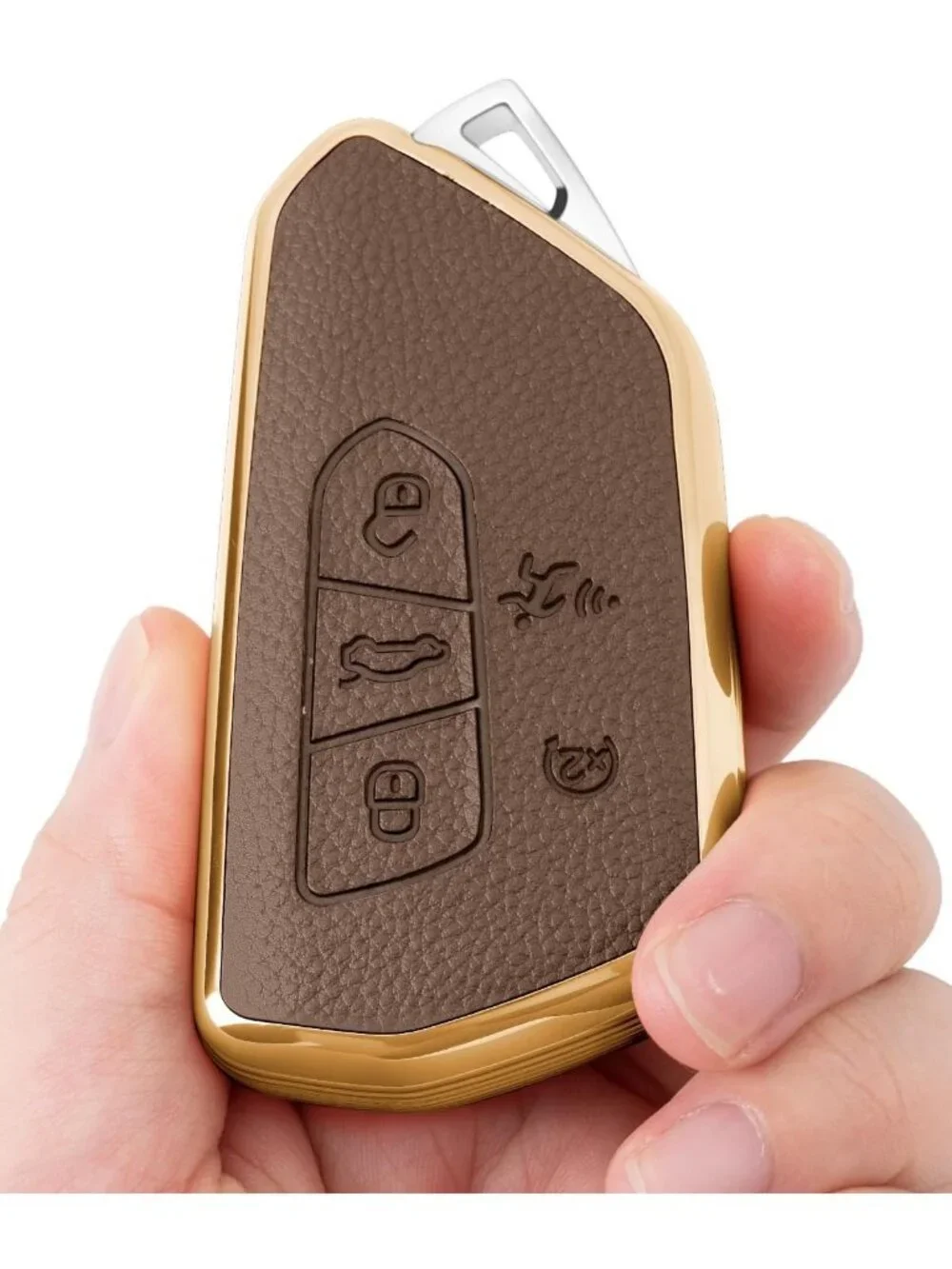 Soft Leather TPU Key Fob Cover Case for VW - Durable, Stylish, Perfect Fit
